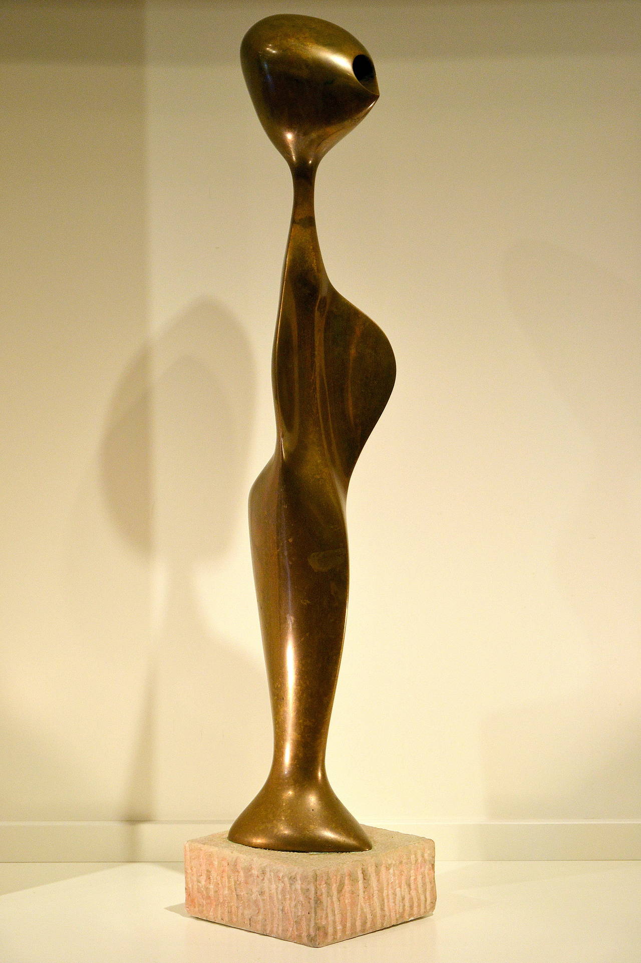Joel Perlman Abstract Sculpture - Untitled (brass, 1970)