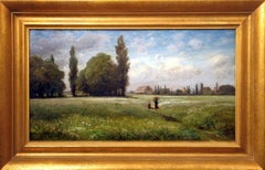 Antique Field with Two Farmers