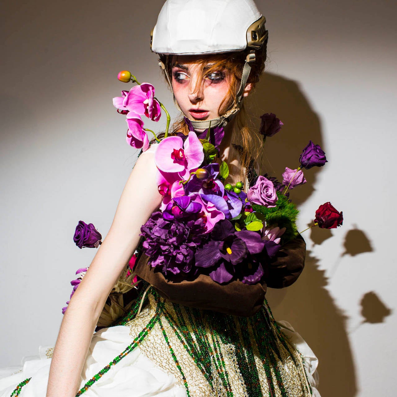 Landon Nordeman Color Photograph - Yohji Yamamoto No. 1 (Flowers)