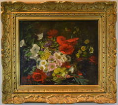 Antique Still-Life of Flowers