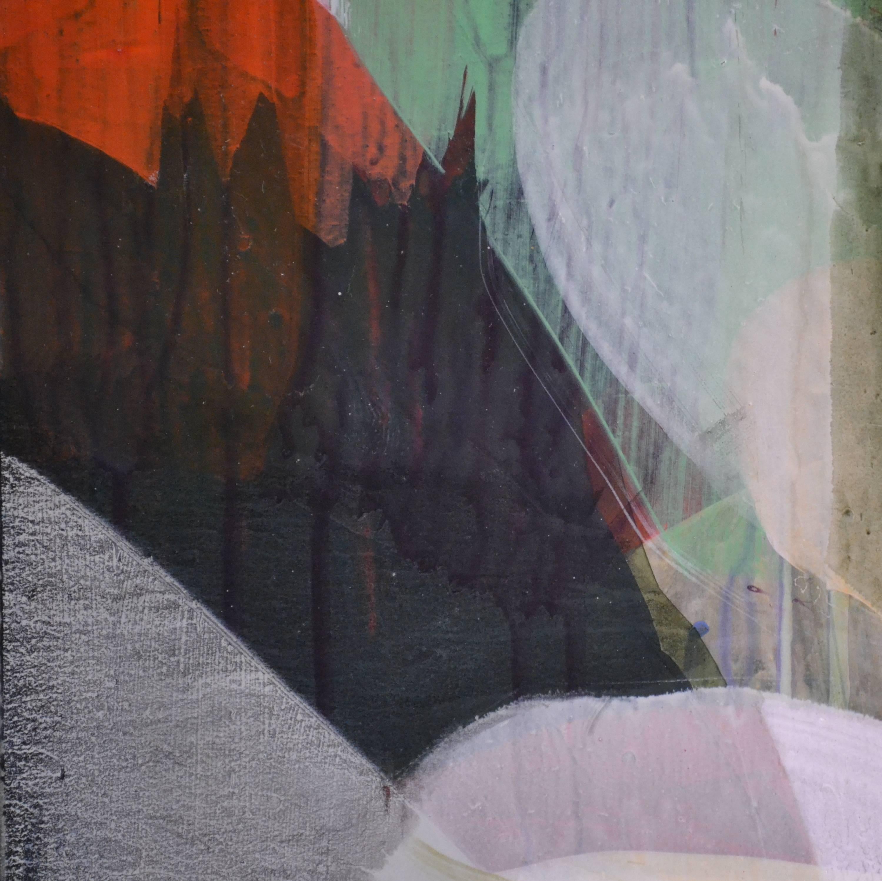 Begonia - Contemporary Painting by Katherine Sandoz
