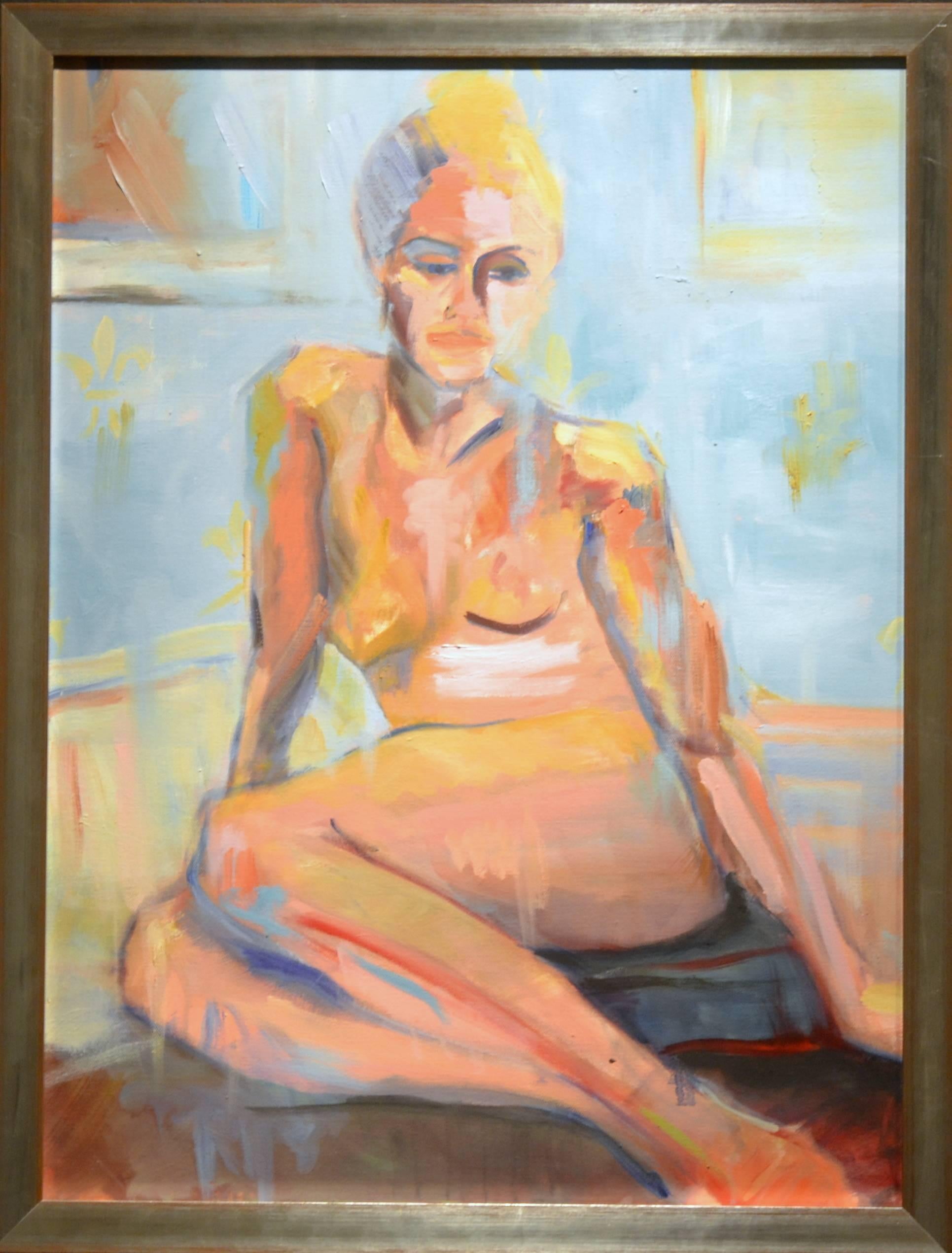 Wo ist Wo – Painting von Eleanor Driver Post