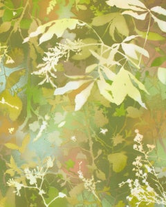 'Birdlands Buckeye Ride' - naturalist landscape, botanical, layered, green