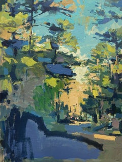 « Dash » - paysage abstrait - style pictural - impressionnisme contemporain