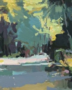 'Tall' - abstract landscape - painterly - contemporary impressionism