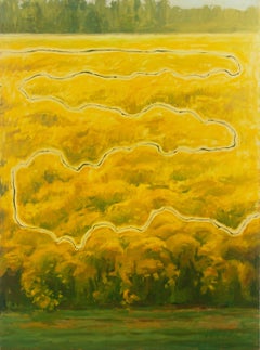 "Tickseed Sunflower Superbloom" - paesaggio, impressionista, schizzo