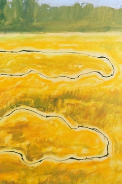 "Tickseed Sunflower Superbloom" - paesaggio, impressionista, schizzo