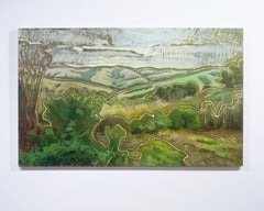 "Wildcat Canyon" - paesaggio, impressionista, sagoma, montagne, alberi
