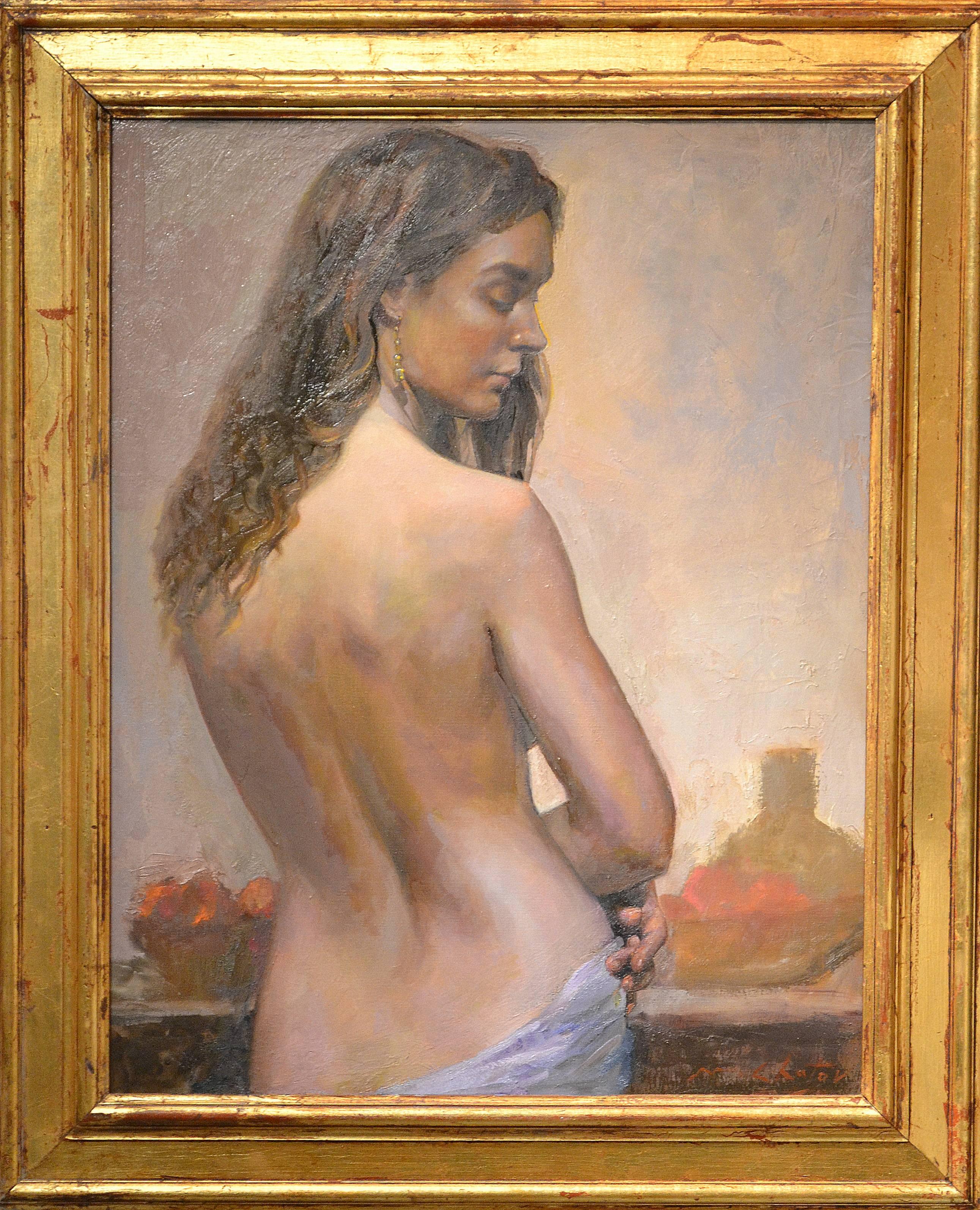 Marc Chatov Portrait Painting - Study for Lavender