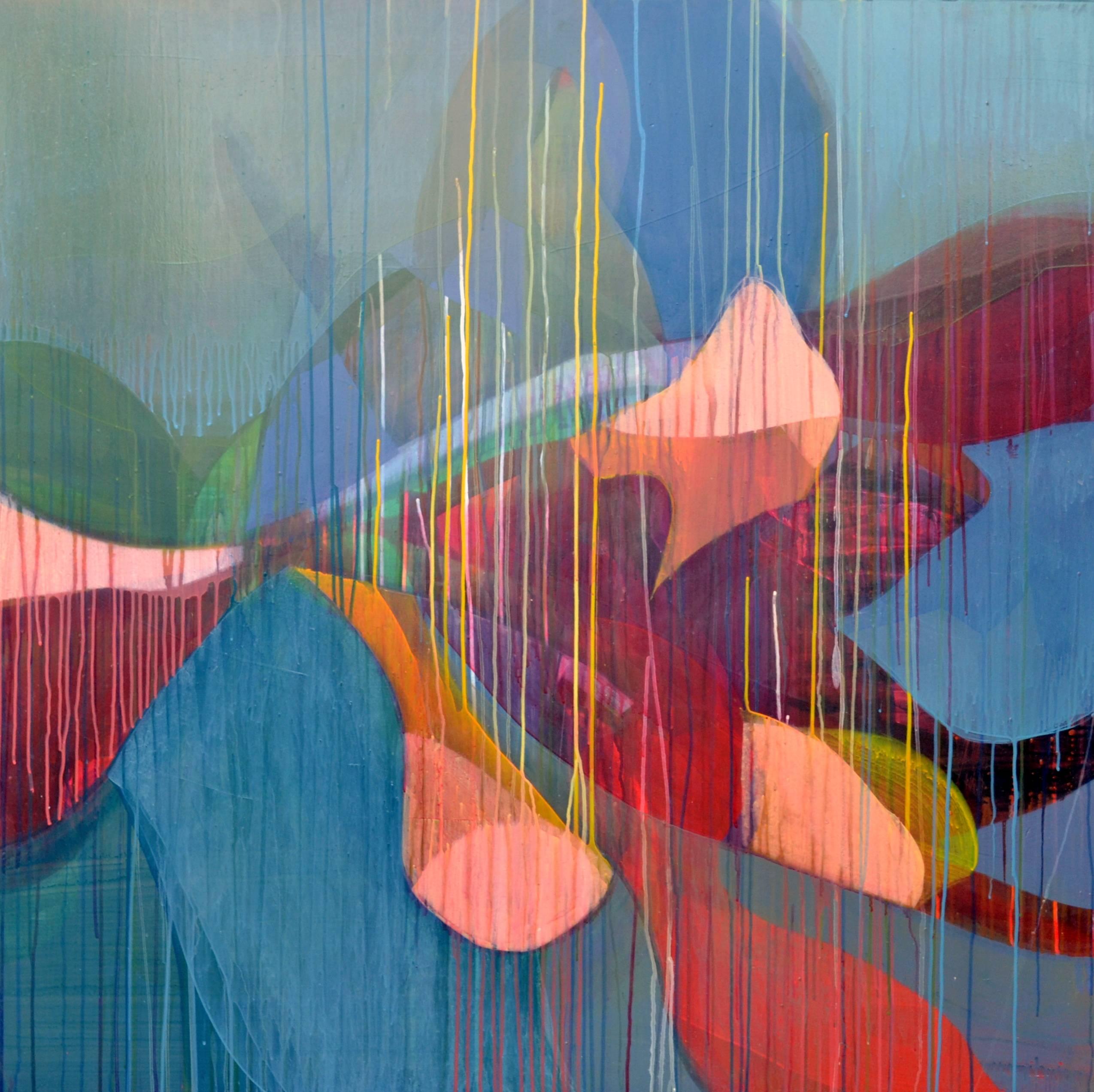 Katherine Sandoz Abstract Painting - Princess Lilly