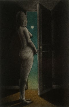 Signed and numbered limited edition print attributed to artist Michel Mathonnat
