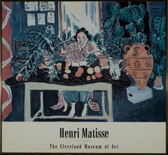 Framed "Henri Matisse The Cleveland Museum of Art" poster