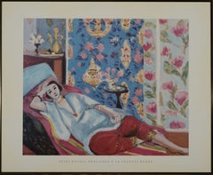 "Henri Matisse Odalisque A La Culotte Rouge" framed poster