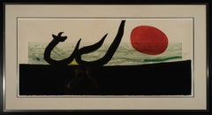Joan Miró "La Greve Noire" etching, aquatint and carborundum in colors on paper
