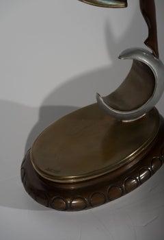 "La Luna (The Moon)" limited edition cast bronze sculpture by Angelo Basso