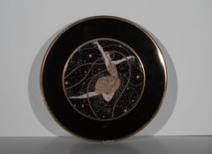 Assiette en porcelaine fine « Ondée » de la collection Erte 1990 UH 208, fabriquée par Sevenarts Limited