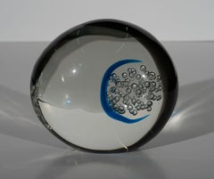 Sculpture en verre de Murano de la série « Bolle », en édition limitée, réalisée par l'artiste Livio Seguso