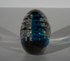 Sculpture en verre de Murano de la série « Bolle », en édition limitée, réalisée par l'artiste Livio Seguso