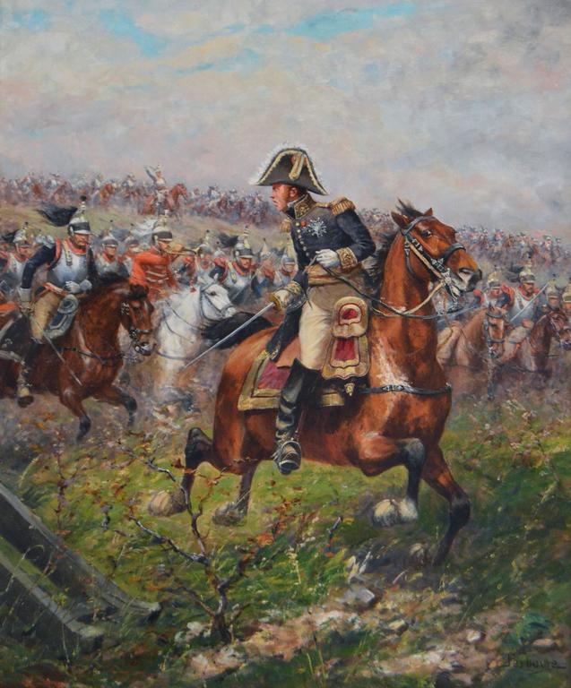 Paul Emile Léon Perboyre Marshall Ney Leading a Charge of the French