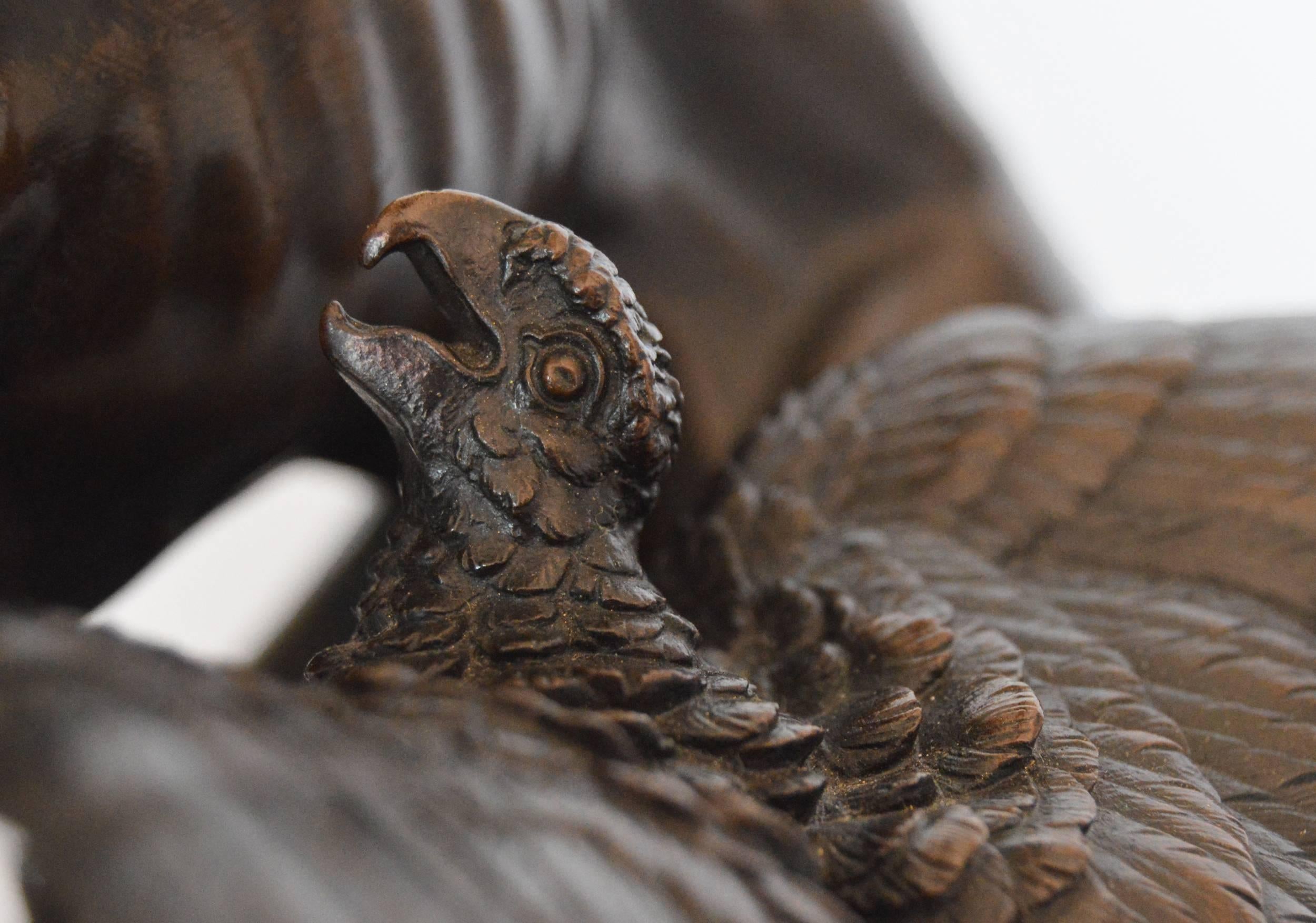 Whippet & Macaw, Bronze Sculpture  3