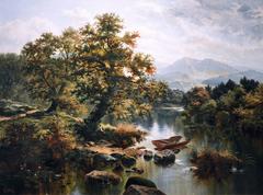 A Shady Spot, oil on canvas