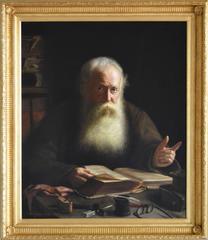 The Scholar, oil on canvas