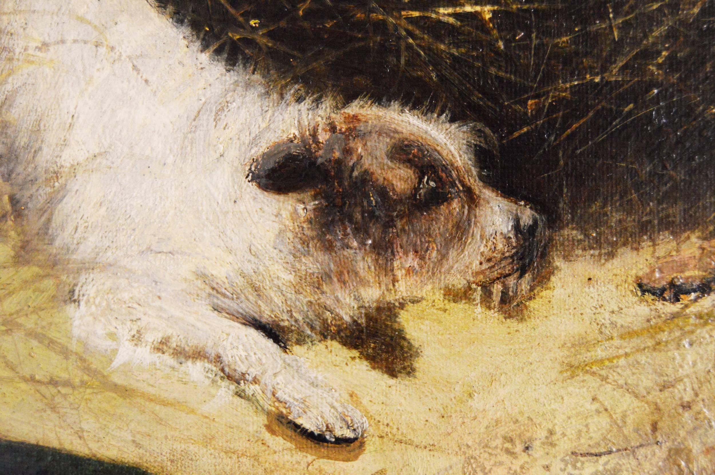 rat terrier painting