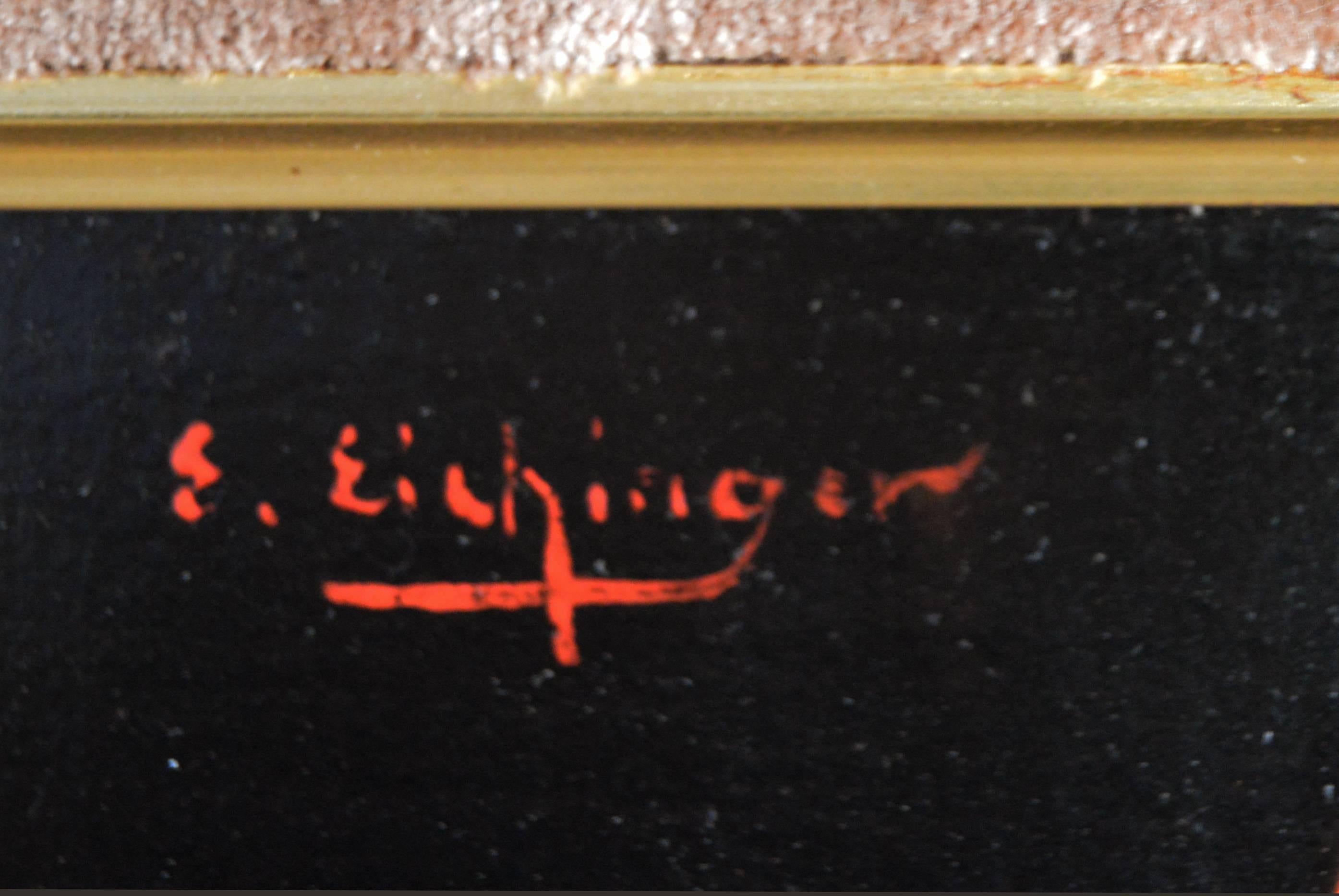 Porträt-Ölgemälde eines österreichischen Gentleman mit Pfeife (Viktorianisch), Painting, von Erwin Eichinger