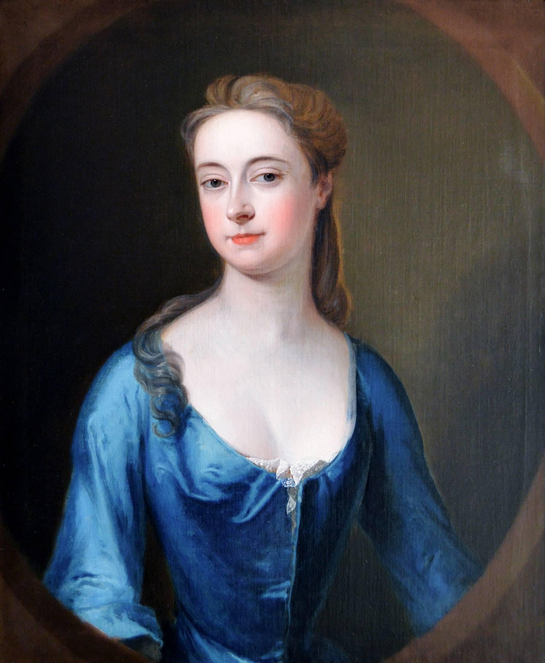 Portrait of a Lady - Painting by Michael Dahl