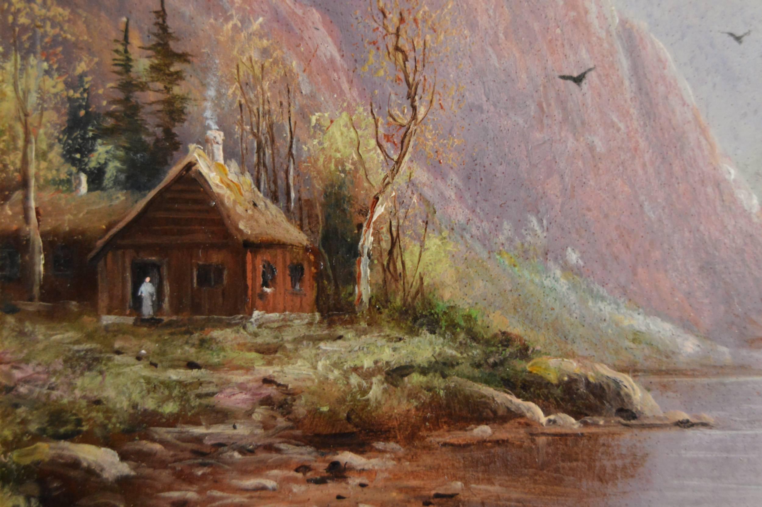 lake scene paintings
