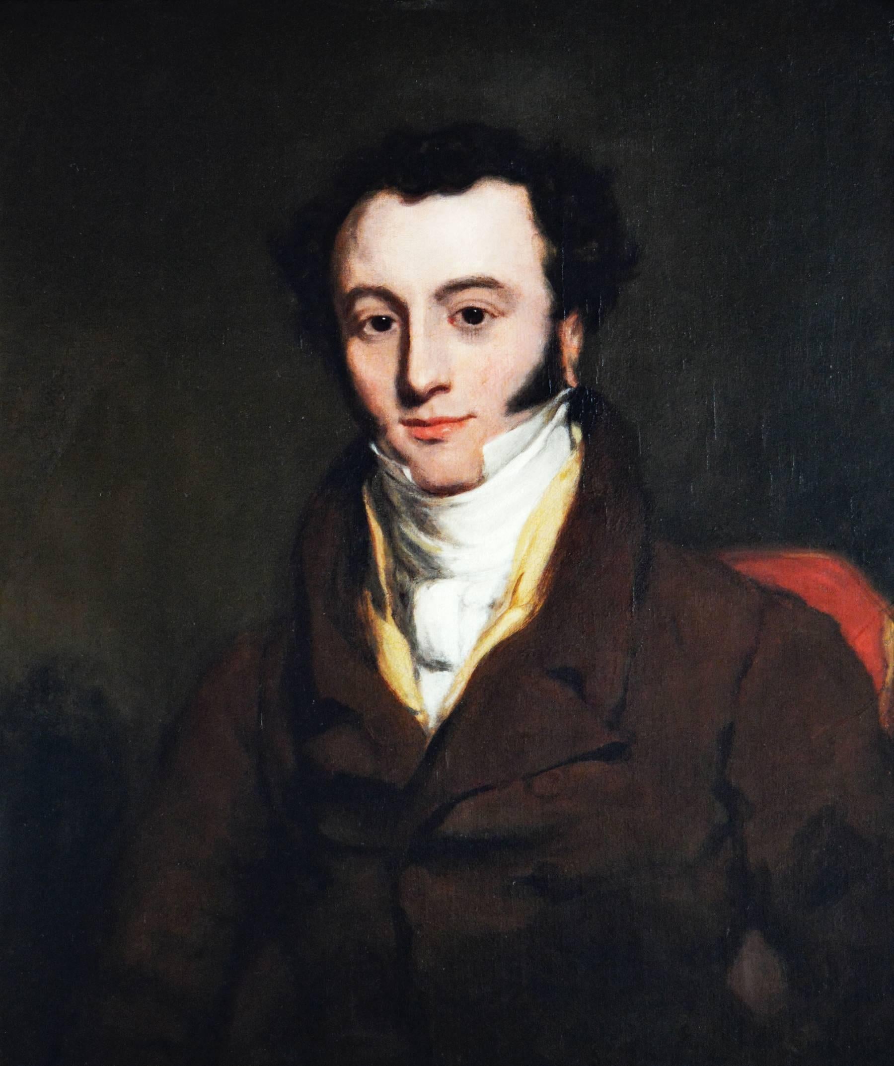 Portrait of Andrew Farmer - Painting by Thomas Lawrence (circle)