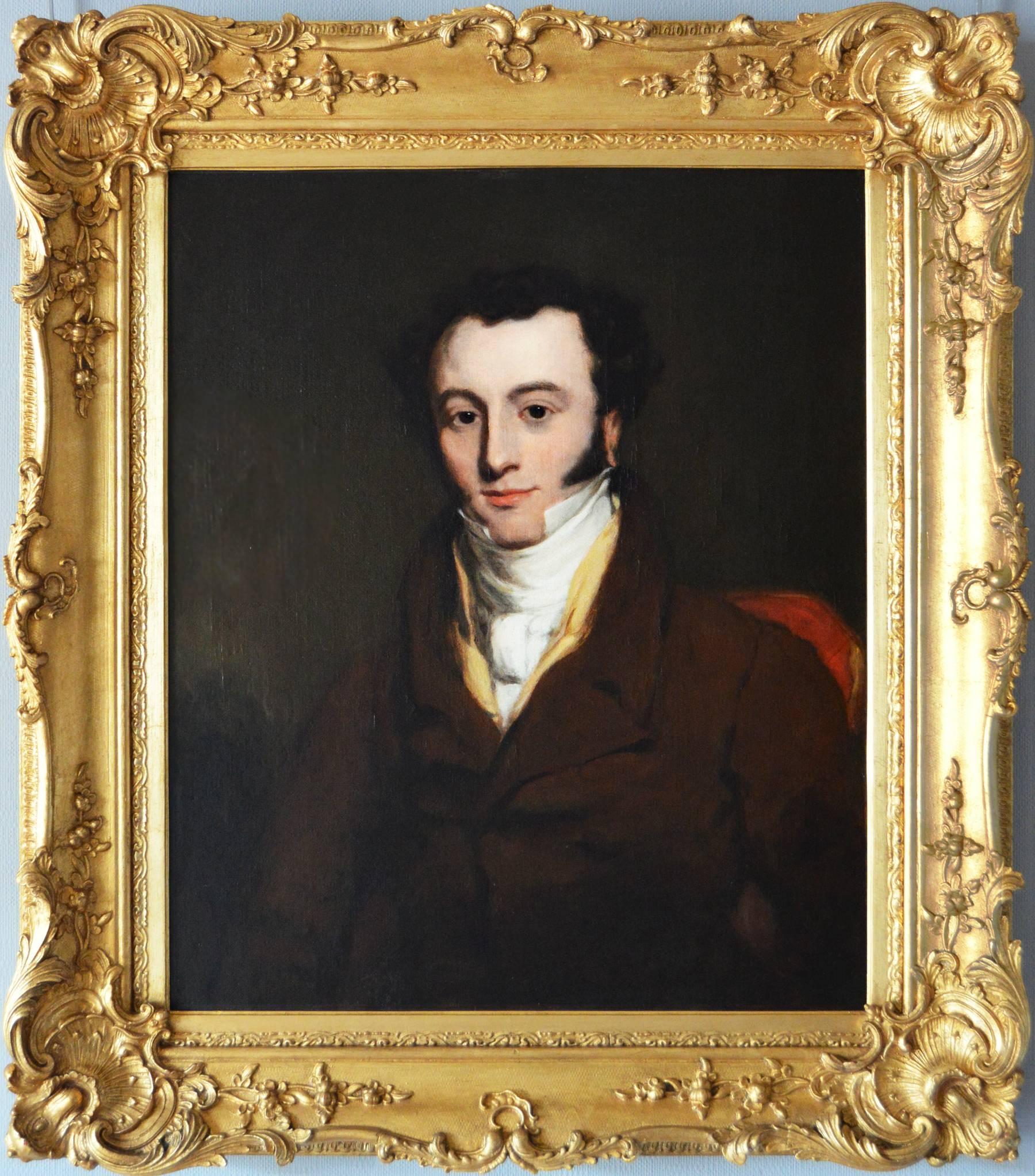 Thomas Lawrence (circle) Portrait Painting - Portrait of Andrew Farmer