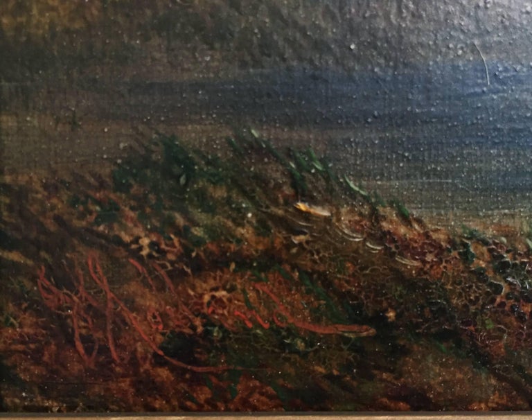 Pair of 19th century landscape oil paintings of a village For Sale 3