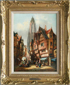 Frankfurt Cathedral, oil on canvas