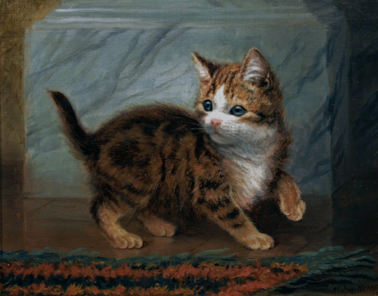 Surprised, oil on canvas