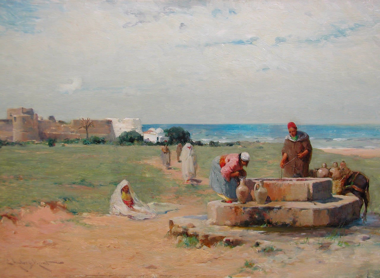 Women Drawing Water (Femmes qui dessinent l'eau):: Agadir (?)