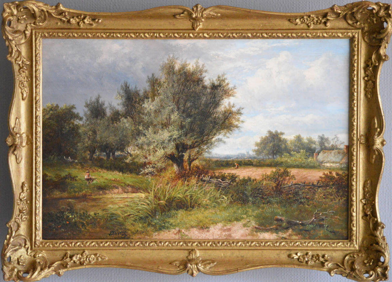 Joseph Thors Landscape Painting - A Country Idyll