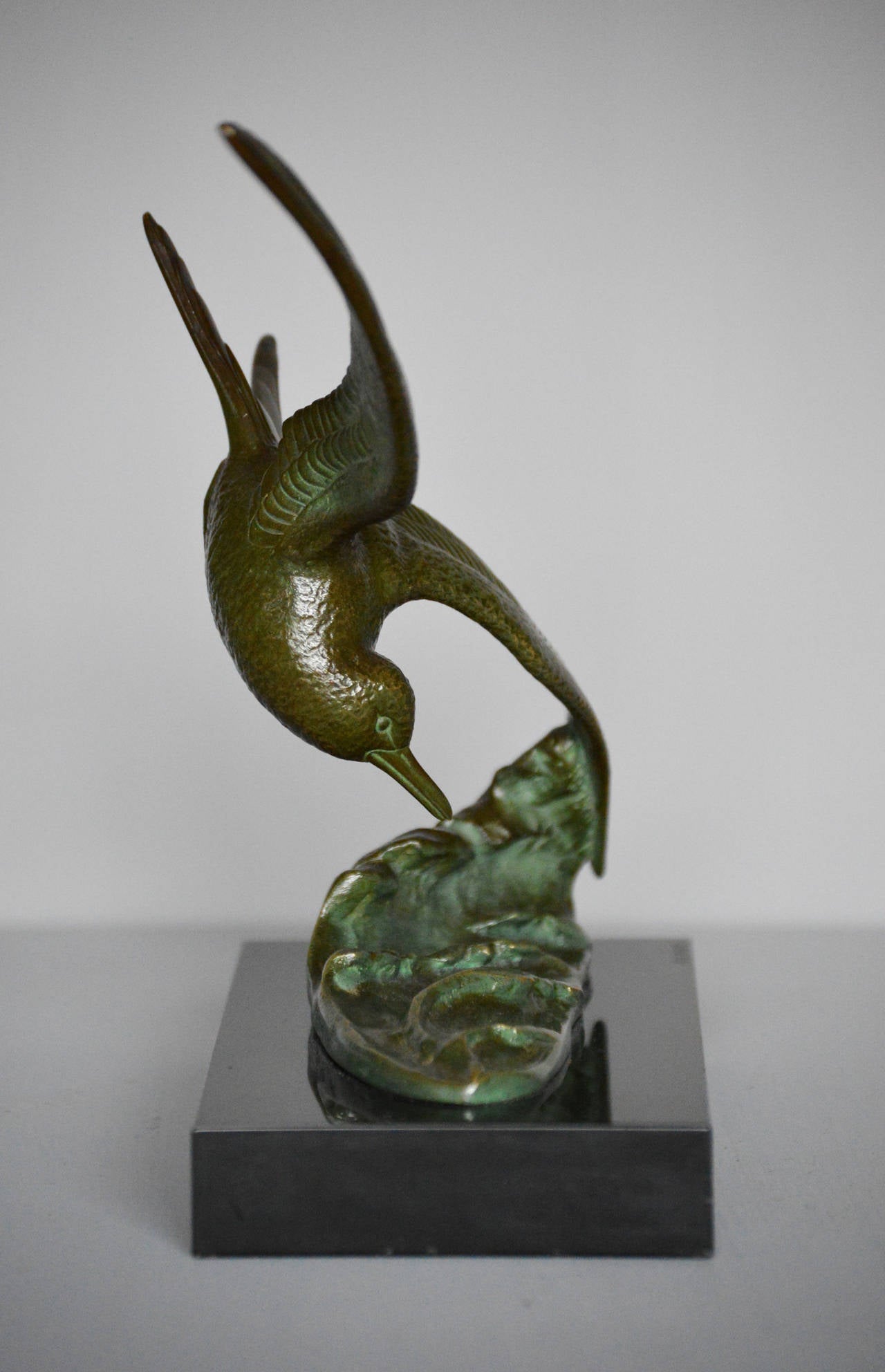 Art Deco Bronze sculpture of a Tern 2