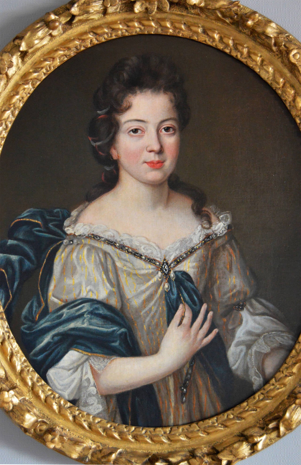 Portrait of a Lady C1680, oil on canvas - Painting by Unknown