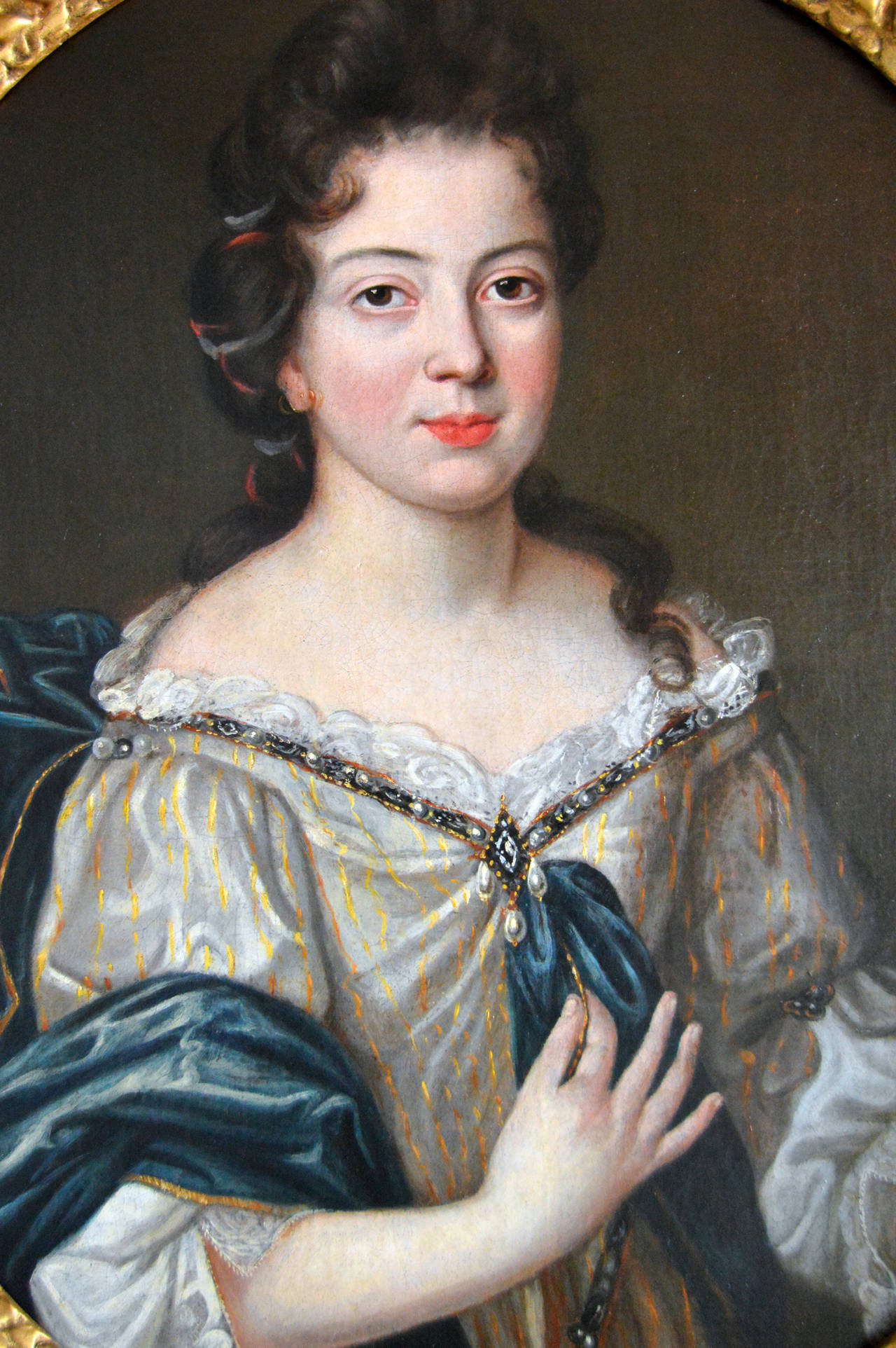 Portrait of a Lady C1680, oil on canvas - Old Masters Painting by Unknown