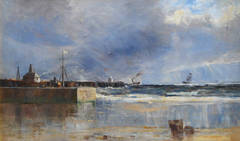 Ölgemälde auf Leinwand:: „Pfeiler von Gorleston“