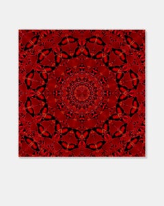 Suiko by Damien Hirst, The Empresses, Red Butterflies kaleidoscope effect