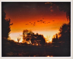Nocturnes à Giverny by Elger Esser, Water Lily Lake at Sunset, Contemporary Art