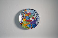 Assiette Coupe Play D'Oh de Jeff Koons,  Porcelaine de Limoges, Art Contemporary
