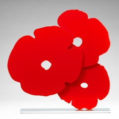 Papaveri rossi - Contemporaneo, 21° secolo, Scultura, Papaveri, Fiore, Rosso