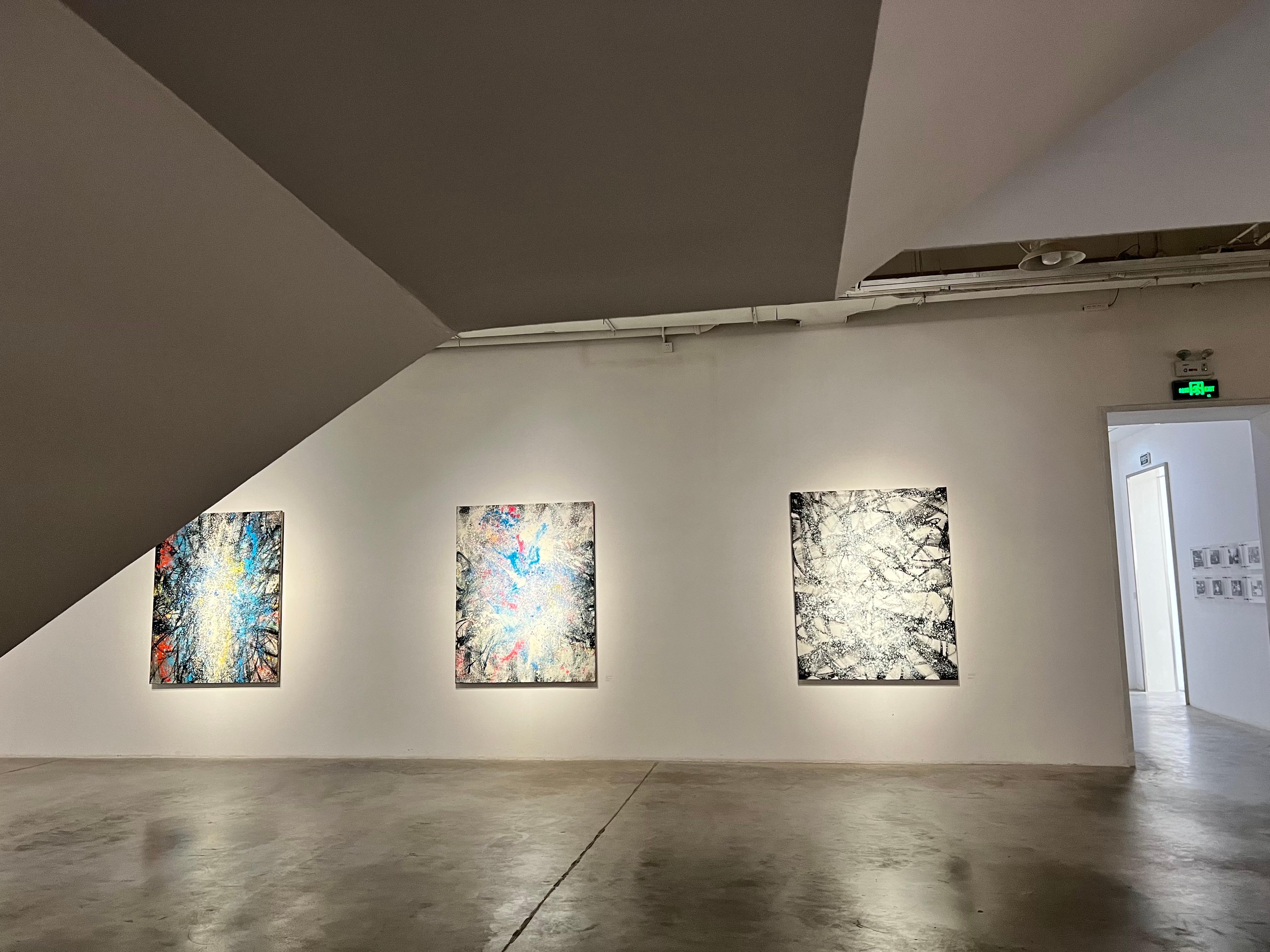 Paesaggio della memoria n. 121, Pittura a olio senza contatto, 2023 in vendita 1