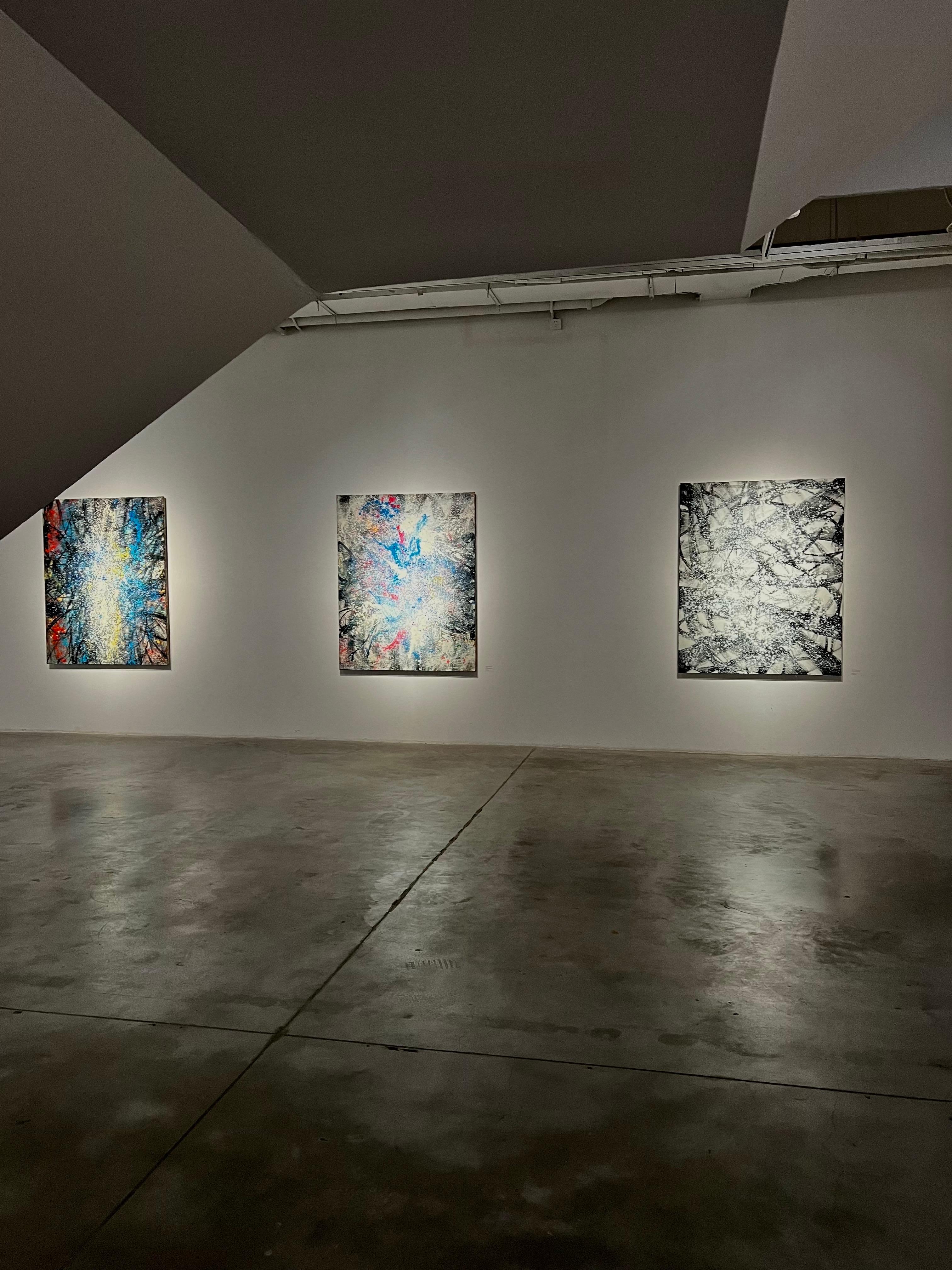 Paesaggio della memoria n. 121, Pittura a olio senza contatto, 2023 in vendita 2