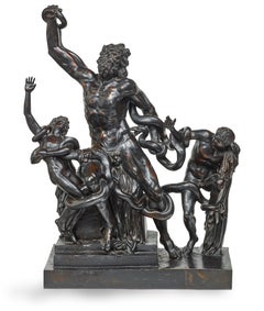 « Laocoon et ses fils », une sculpture en bronze signée par Giacomo Zoffoli
