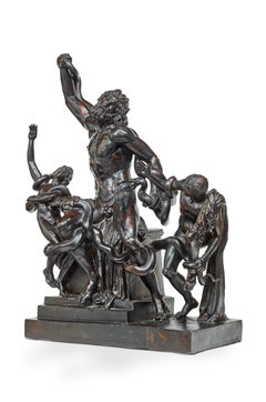 Laocoön and his Sons, a bronze sculpture signed by Giacomo Zoffoli