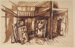«Belén surrealista (en el taller del pintor)», de Pavel Tchelitchew